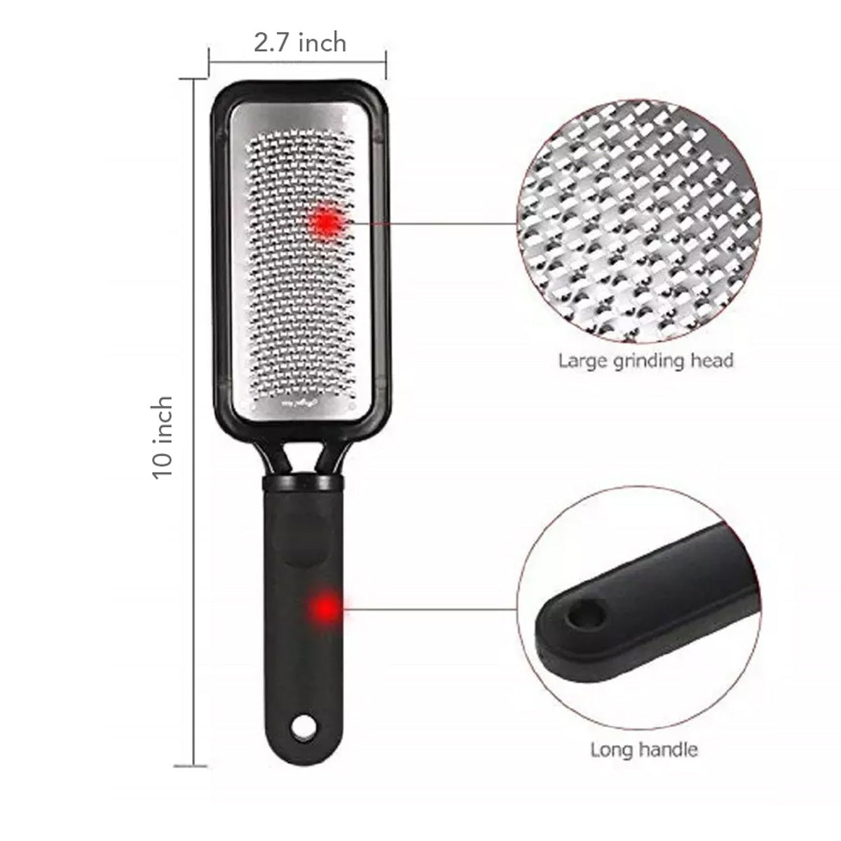 Colossal Foot Rasp Foot File And Callus Remover - 2-Pack