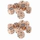 thumbnail image 1 of Natural Wooden D6 Dice Set - 2 Bags of Six-Sided Dot Dice for Board Games and Role-Playing Adventures, 1 of 5