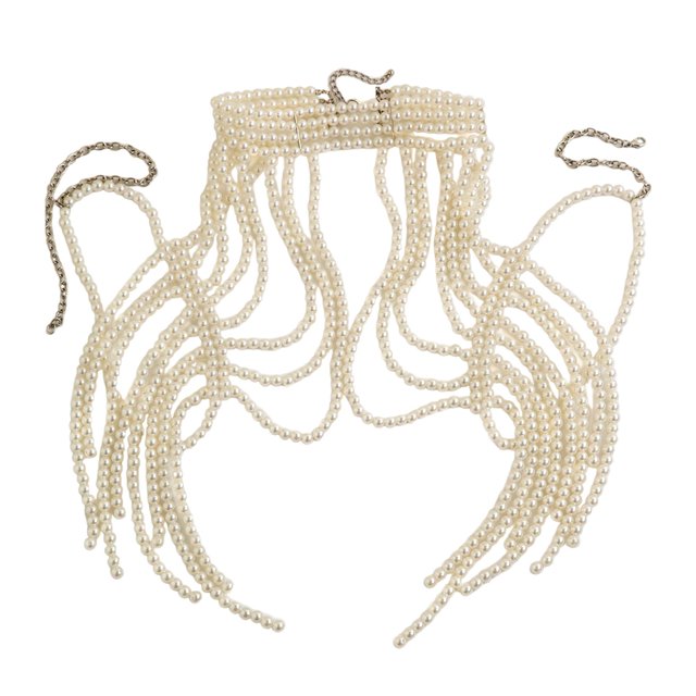 Cadena de cuentas para el cuerpo, cadena para para disfraz, para juegos de rol, bodas, fiestas, novias de verano