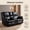 Dark Black, variant on Recliner Loveseat with Massage and Heating for Living Room,Love Seat Manual Oversized Recliner with Cup Holders,Side Pocket for Adult