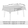 thumbnail image 4 of Square Hand-Crocheted Tablecloth, Solid Color Table Cover Protector for Table Decor Party Hotel Shooting Background Table Cloth(140x140cm(55x55inch), Navy Blue), 1950358, 4 of 4