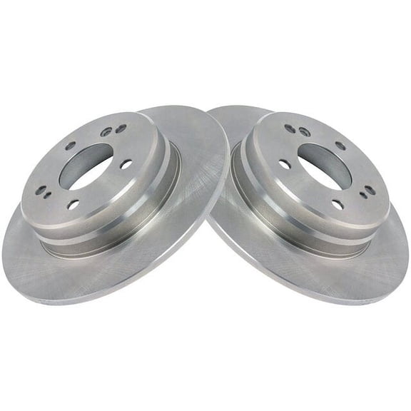 Rear Brake Rotor Set 2 Piece - Compatible with 1994 - 1995 Mercedes-Benz E320 Sedan