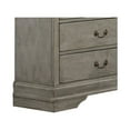 thumbnail image 3 of Benjara BM215247 Transitional Style 6 Drawer Dresser with Metal Pulls, Gray, 3 of 5