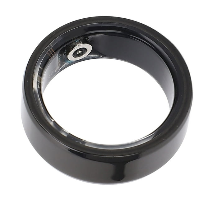 Fitness Smart Ring Intelligent Step Counting Sleep Monitoring IP67 Waterproof Health Tracker Ring Black