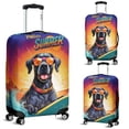 thumbnail image 2 of Retro Surfing Great Dane in Cool Sunglasses Hello Summer Waves Travel Luggage Cover Danes Dog Lover Gifts Suitcase Dust Protective Decor - 10001, 2 of 5