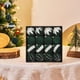 thumbnail image 4 of 16 bolas navideñas decorativas de terciopelo para el hogar, bolas navideñas flocadas para el, Verde, 4 of 9