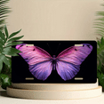 thumbnail image 6 of 1 Pcs License Plate Covers & Frames, Vivid Purple Butterfly in Close - up against Black Background For Decorative Front, Aluminum License Plate Covers & Frames Cover For Men Women, 12" X 6", 6 of 7
