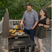 Blackstone 3-Burner 28 XL Griddle with Hood in Black