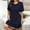 01 Navy, variant on Weiqiqre Plus Size Dresses for Curvy Women Cotton Sleepshirts Short Sleeve Nightshirt Tshirt Night Gown Casual Sleepdress Comfy Nightdress