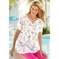 thumbnail image 6 of Woman Within Plus Size Criss Cross Tee, 6 of 6