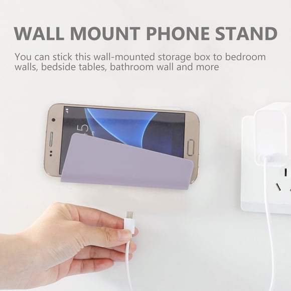 WASHWEPE Móvil Soporte Cargador Colgante Adhesivo Para Pared Compatible Con Todos Smartphones
