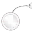 thumbnail image 1 of LED Light Makeup Mirror Lamp 10X Magnifier Battery Vanity Magnifying Glass Make Up Mini Bath Cosmetic Bathroom Smart Suction Cup ,Widely Use, 1 of 4