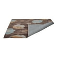 thumbnail image 5 of Rugsotic Carpets Hand Tufted Wool Eco-Friendly Area Rugs - 6'x6', Square, Brown, Modern Contemporary Design, High Pile Handmade Anti Skid Rugs for Living Room, Bed Room (K00518), 5 of 7