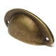 thumbnail image 3 of 10 pomos de armario con forma de concha, para puerta de cajón, con forma de concha, estilo retro 82x35mm, 3 of 8