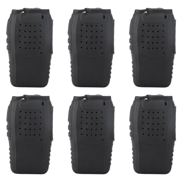 Funda protectora de silicona suave para Radio bidireccional, protección para Walkie Talkies Baofeng BF888s, 6 uds.