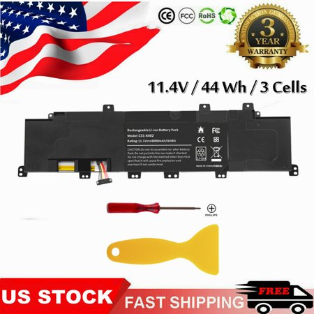 44 Wh C31-X402 Battery for Asus VivoBook S400 S400C S400CA S400E S300CA Notebook