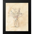 thumbnail image 2 of Harper, Ethan 12x14 Black Modern Framed Museum Art Print Titled - Antique Pastel Floral II, 2 of 5