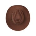 thumbnail image 6 of El General Suede Western Hat Dark Brown 44250, 6 of 6