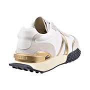 Lacoste L-Spin Deluxe Men's Textile Shoes White-Gold 7-43sma0077-216