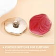 thumbnail image 3 of Buttons Plastic Red Clothing Accessories Coats 20Pcs 1.5X0.9X1In, 3 of 9