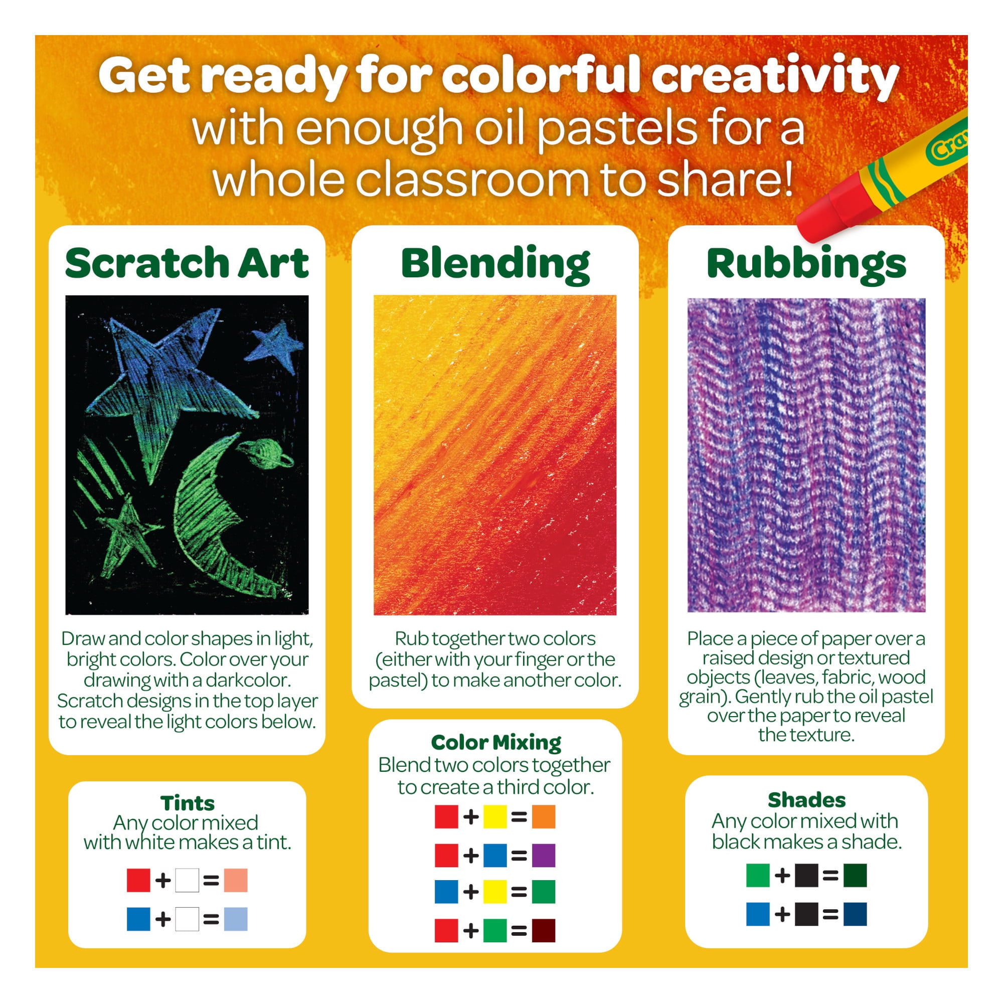 Crayola Classpack Assorted Oil Pastels 336 Count