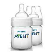 Philips Avent Polypropylene 4 Oz. Classic Bottles, 2 Pack