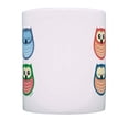 thumbnail image 4 of ThisWear Owl Coffee Mug for Women 4 Cute Colorful Owls Ceramic 11oz Coffee Mug Owls, 4 of 5