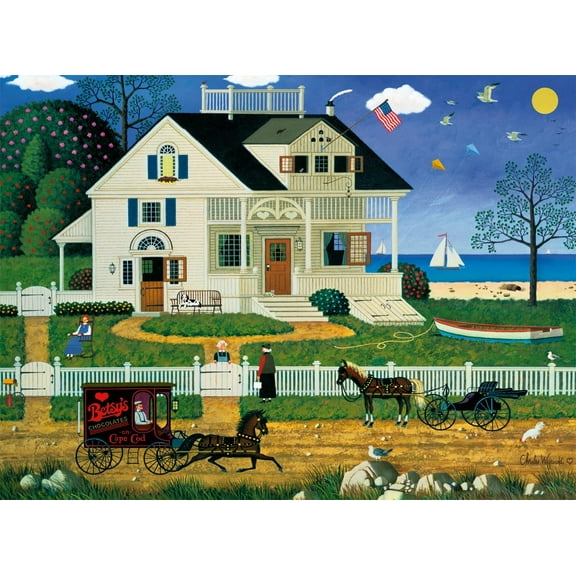300 Piece Jigsaw Puzzle - Charles Wysocki - 300 Piece Jigsaw Puzzle for Adults Challenging Puzzle Perfect for Game Nights - Finished Size 26.75 x 19.75