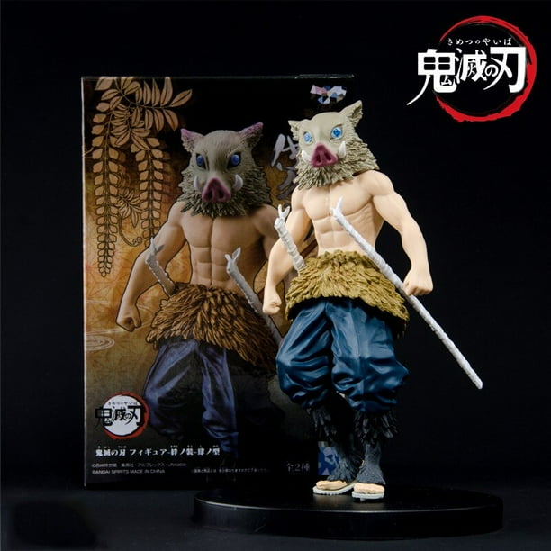 Figuras de acción de Kimetsu no Yaiba, juguetes de Anime prémium Chokonose Slayer, Kamado Tanjirou/Agatsuma Zenitsu Gong Bohan LED