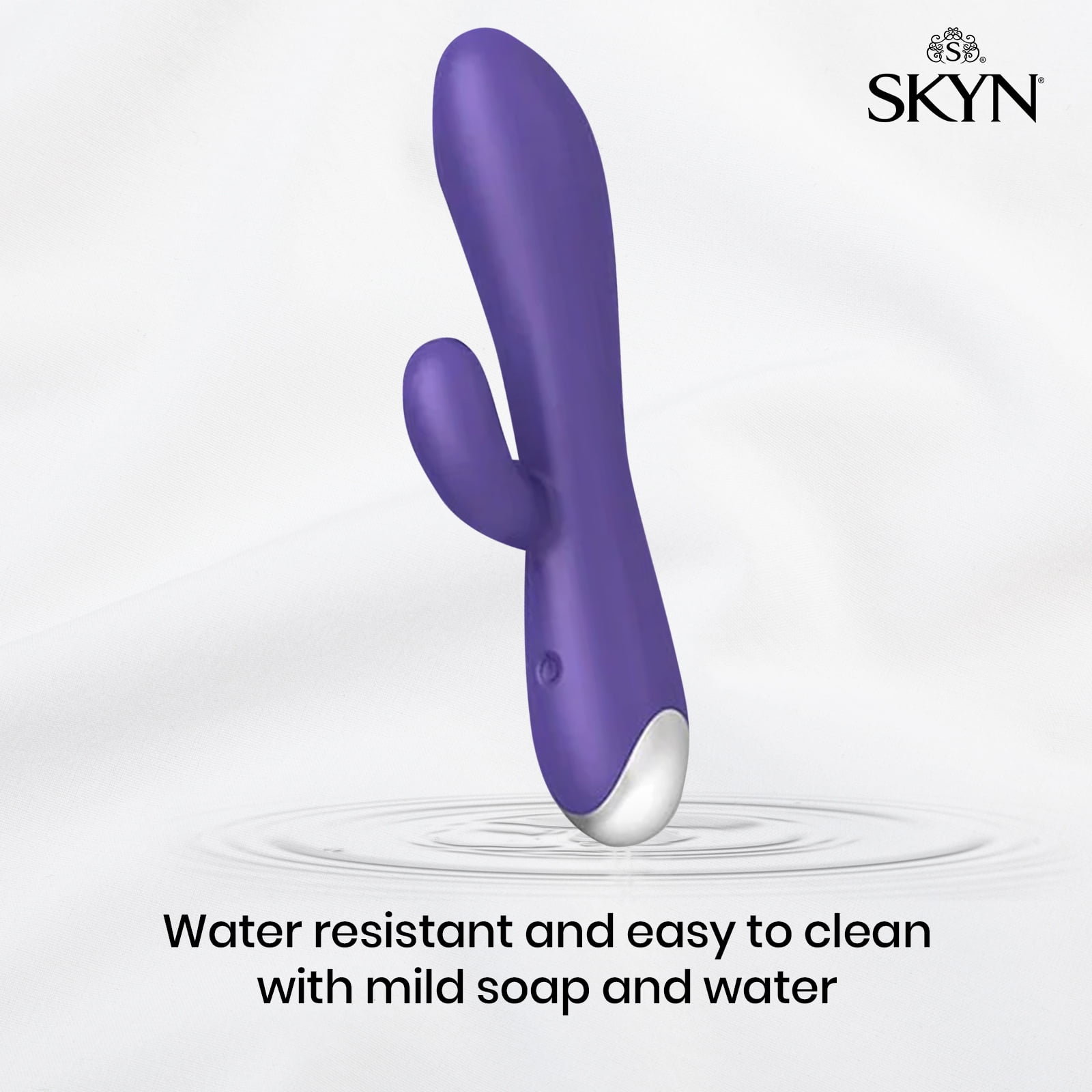 SKYN Vibes Personal Massage Wand Vibrator, 20 Speeds, Purple, 1 Count
