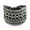 Dark Gray, variant on rygai Wide Sweat Absorbing Sports Headband Quick Drying Stretchy Women Bohemia Style Plaid Pattern Yoga Headwrap Hair Ties,Yellow & Green