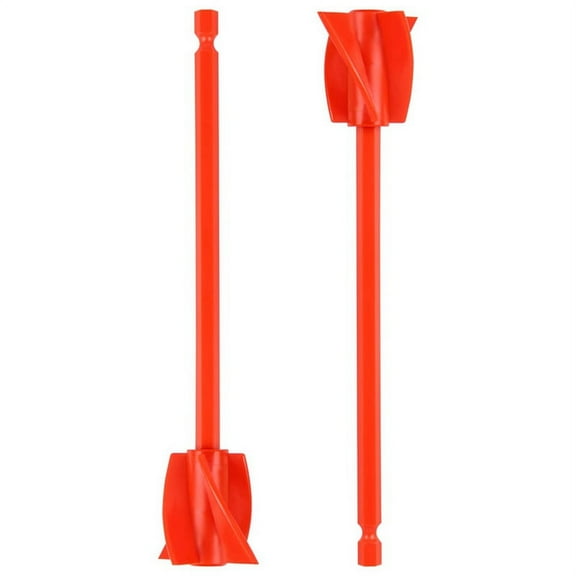 Resin Mixer Paddles, Epoxy Mixer Attachment for Drill, Reusable Paint Stirrer Drill Attachment(2Pcs)