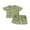 Army Green, variant on Bagilaanoe 2pcs Toddler Baby Boy Shorts Set Short Sleeve Print T Shirt Tops + Shorts 3M 6M 12M 18M 24M 3T Kids Casual Summer Clothes