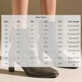 thumbnail image 3 of Women’s High Block Heel Back Zipper Ankle Booties, Elegant Dress Short Boots, Fashion Comfort Heeled Ankle Boots for Party Office Women Gray 9.5, 3 of 7