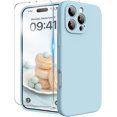 thumbnail image 1 of for iPhone 16 Pro Max Case, Liquid Silicone Case with Camera Protection Soft Gel Rubber Cover with Microfiber Lining Shockproof Protective Phone Case for iPhone 16 Pro Max 6.9", Light Brown, 1 of 5