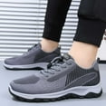thumbnail image 2 of Xiaoxatg Women's Breathable On Sneakers for Casual Comfortable Walking Lightweight Flat Sole Ideal for Outdoor Activities and Daily Wear 9.5 Grey, 2 of 7