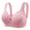 Womens Bras Pink, variant on Womens Full Support Bras, Wireless Bra Full Coverage Seamless Support Push Up Bras for Women No Underwire Comfort V Neck Everyday Bralettes S-3XL
