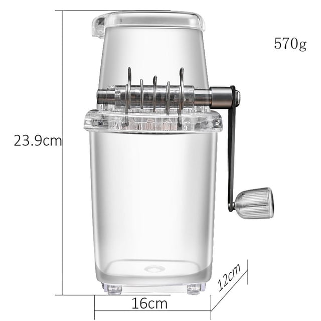 Outil de Cuisine Concasseur à Glace Manuel Concasseur à Glace Portable Manivelle Manuel Rasoir à Glace Machine Outil de Cuisine
