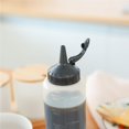 thumbnail image 4 of Naiovety Botella de aceite, utensilios de cocina semivisuales gruesos, contenedor de salsa, artesanía, utensilios de cocina sin fugas, tarro de Utensilios de cocina Gris/175ML, 4 of 6