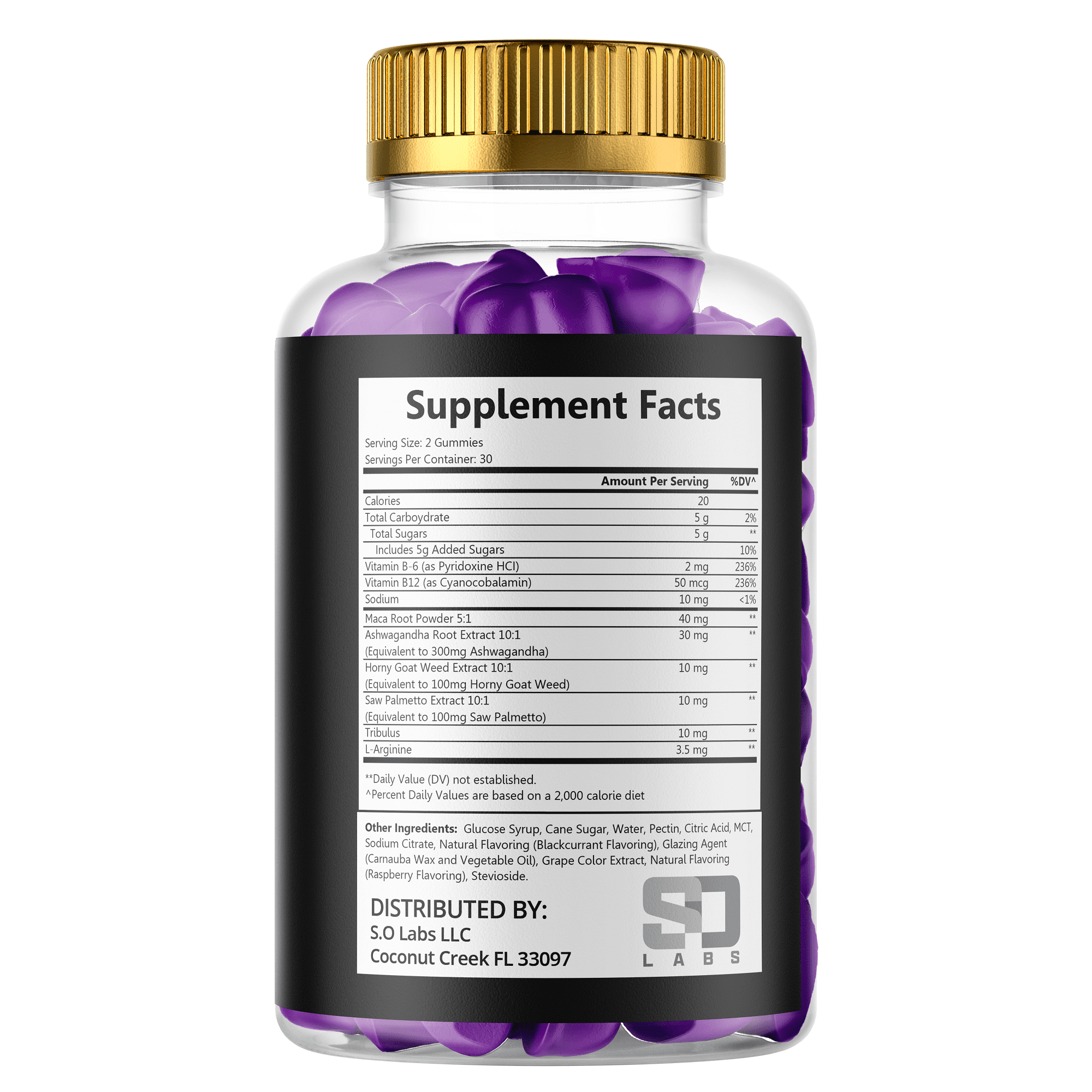 Iron Male Confidence Gummies for Men Advanced Formula Supplement 180 Gummies