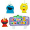 Sesame Street 1st Year Birthday Cake Candle Set Party Supplies, Sesame Street Birthday Cake Candle Set By Winner International