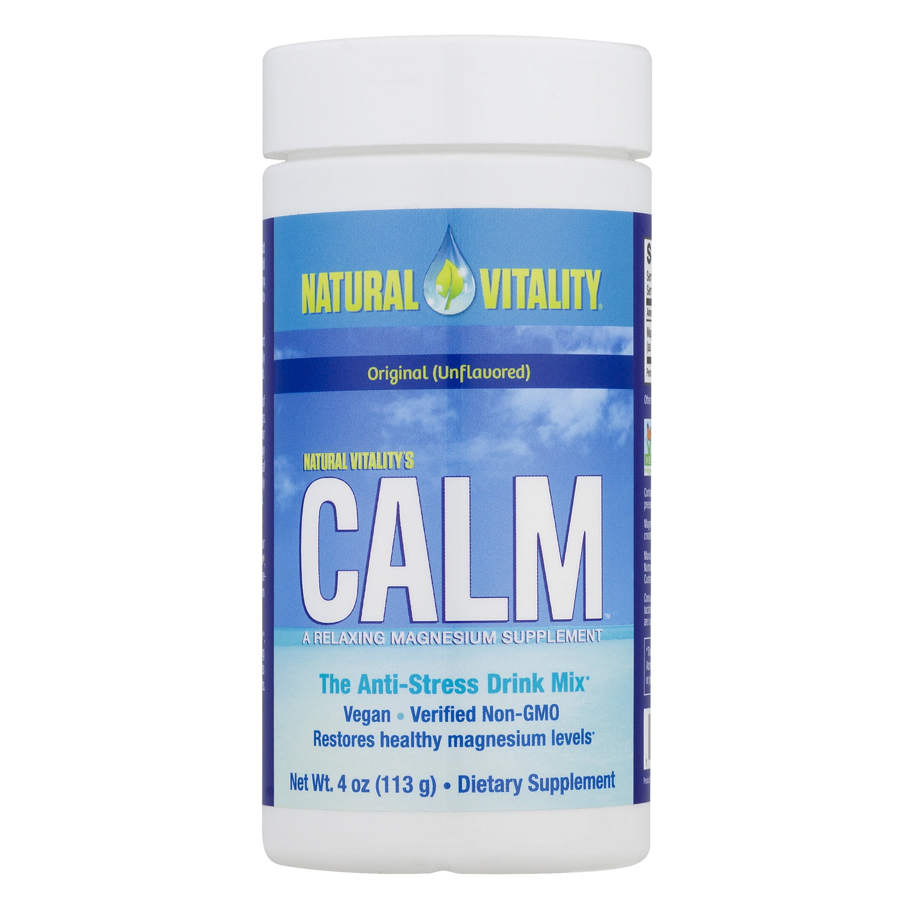 Natural Vitality Calm The Anti-Stress Drink Mix, 4.0 OZ - Walmart.com