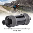 thumbnail image 3 of Bike Bottom Bracket, Mountain Bike Square Taper Bottom Bracket Double Bearing Integrated Bike Bottom Bracket with Water Resistant Screws for Road Mountain Bike, 3 of 7
