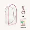 thumbnail image 1 of Estuche protector transparente colorido, caja organizadora para muñecas de peluche Labubu de 17cm, bolsa de exhibición para exteriores con llavero, ac, 1 of 5