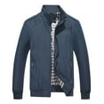 thumbnail image 3 of Mens Business Solid Leisure Large Zipper Jacket, 3 of 4