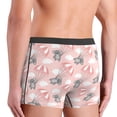 thumbnail image 4 of Men's Boxer Briefs, Pink Parachute Gray Koala Soft Comfy Mens Underwear Boxer Briefs Breathable With Widen Waist, 4 of 7