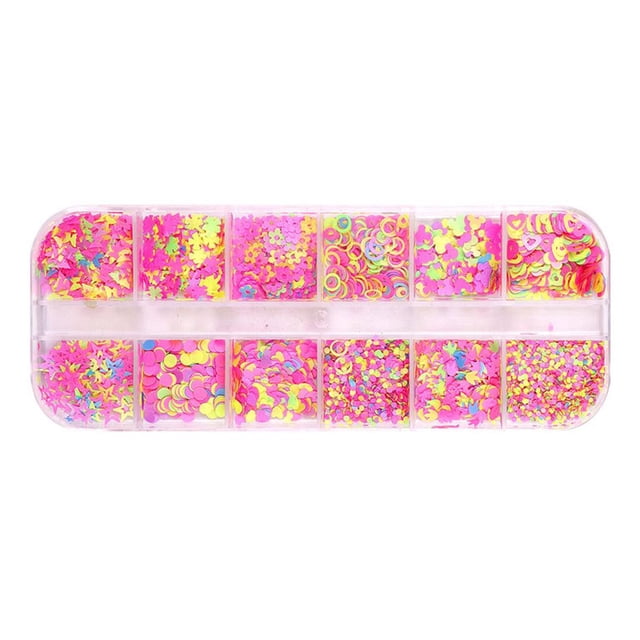 12 Colores/caja de lentejuelas de mariposa para decoración de uñas de brillante DIY accesorios para la de Acción de - 07