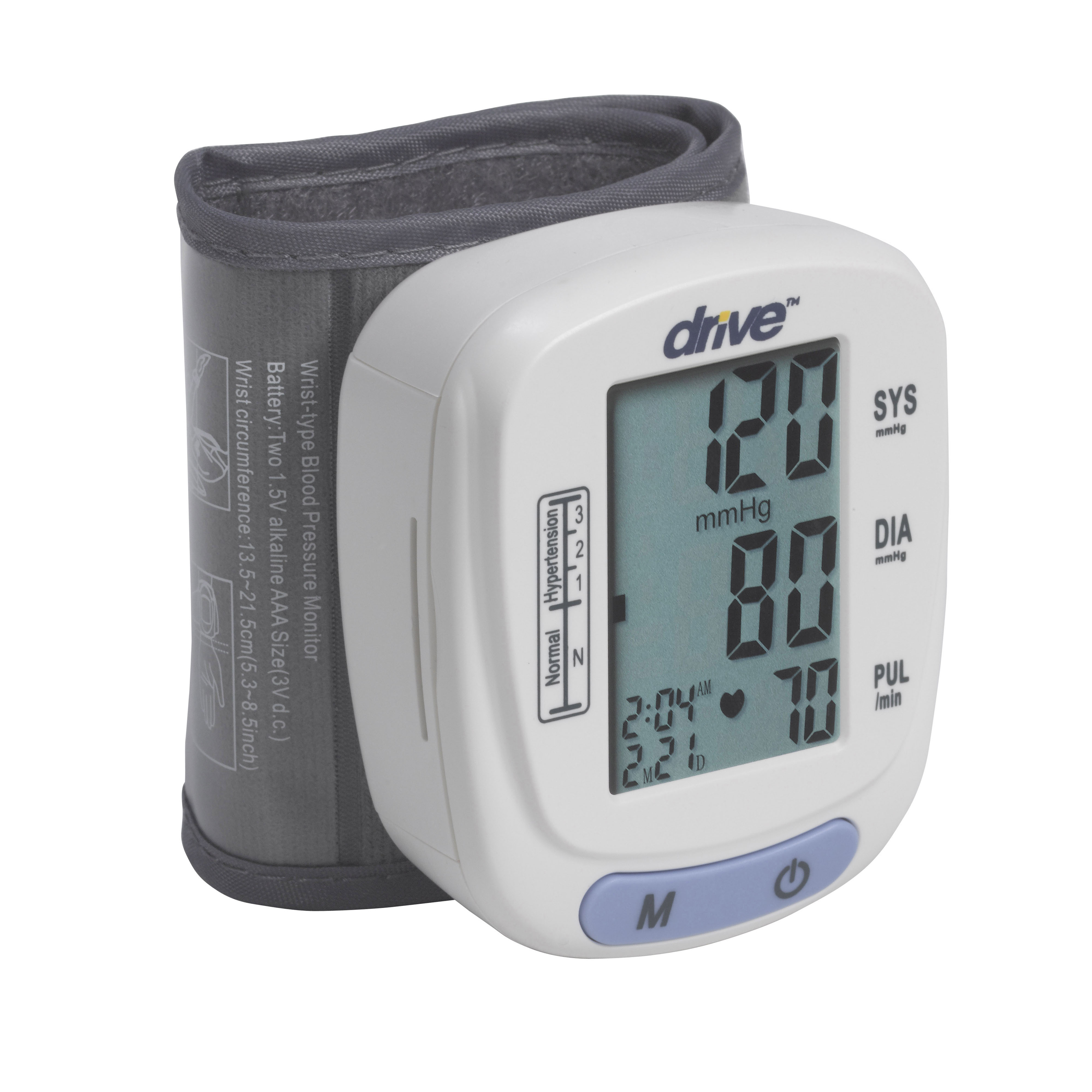 Drive Medical Automatic Blood Pressure Monitor, Wrist Model - image 4 of 7