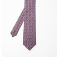 thumbnail image 2 of Necktie, Victorian Floral Motif Image, 3.7", Lilac and Plum, by Ambesonne, 2 of 4