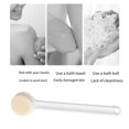 thumbnail image 3 of Qarigey Cepillo de baño PP, mango largo colgante portátil, reemplazo exfoliante, inodoro, cuerpo, pierna, brazo, cuello, espalda, accesorios para Cuerpo del baño Qarigey CE015626-00B, 3 of 6